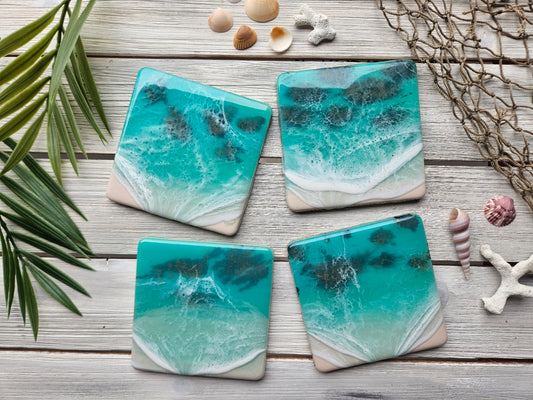 Reef Reflections Coaster Set